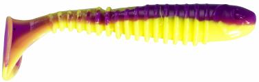 Berkley Flex Rib 3.5" Purple Chartreuse Gummiköder 