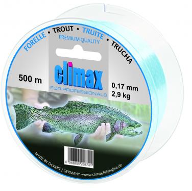 Climax Zielfisch Forelle 500m 0,17mm Monofile Schnur 
