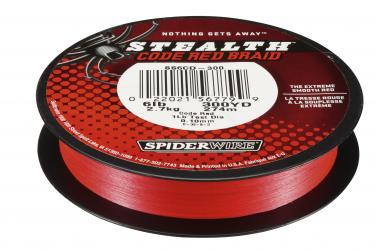 Spiderwire Stealth Code Red 110m 0,12mm Geflochtene Schnur 
