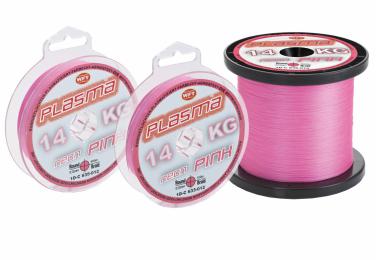 WFT Plasma KG Neon Pink 0,08mm 8Kg 1m Geflochtene Schnur - Meterware 