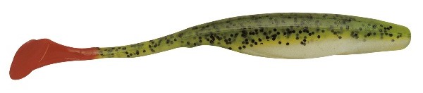 Bass Assassin Sea Shad 5" Chartreuse Pepper FT Gummiköder 