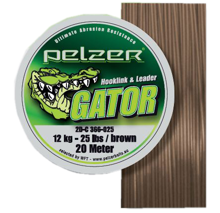 Pelzer Gator 12kg/25Lbs 20m Vorfach Schnur 