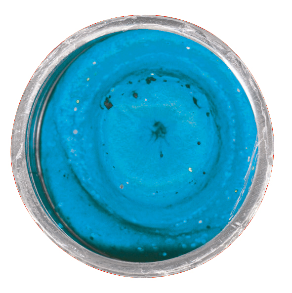 Berkley Powerbait Extra Scent Glitter Neon/Blau Troutbait 