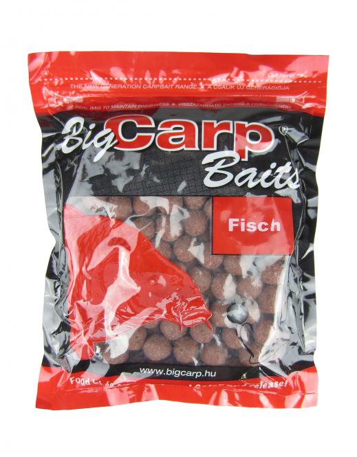 Big Carp Baits Basic Boilie 1kg Fisch / Braun 20mm 