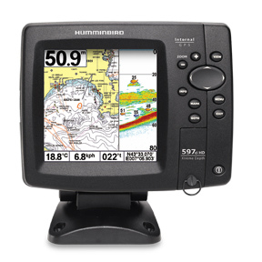 Humminbird 597cxi HD XD Combo, für Tiefwasser Echolot-Kartenplotter 
