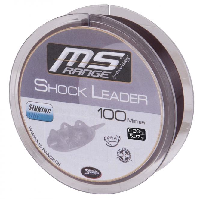 MS Range Shock Leader 0.25mm Schlagschnur 