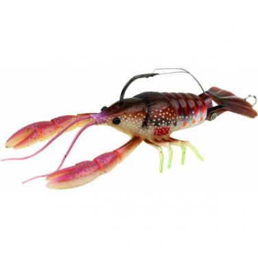 River2Sea Dahlberg Clackin'  Crayfish 130 Braun Rot 9.5cm Krebsimitat 
