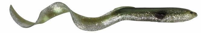 Savage Gear Real Eel LB 15cm Green Silver  Gummiköder 