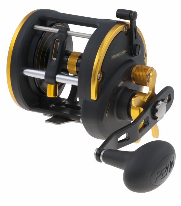 Penn Squall 30 Level Wind LH Reel Box Angelrolle 