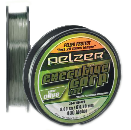 Pelzer Executive Carp Line Olive 0.30mm 400m Monofile Schnur 