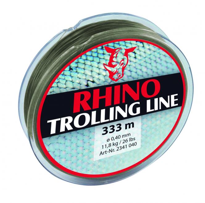 Rhino Trolling Team Line 0.40mm 26lbs/11.8kg Meterware Monofile Angelschnur 