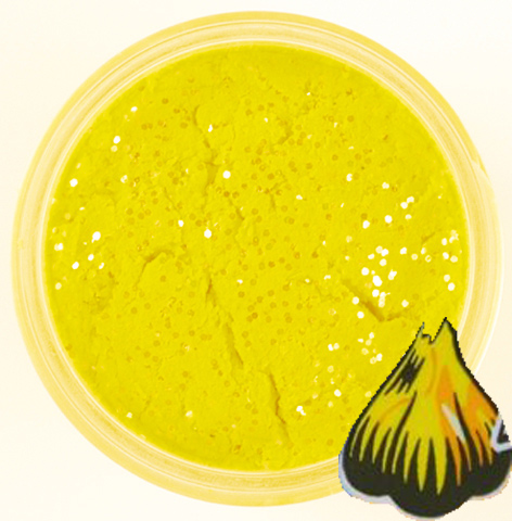 Berkley Powerbait Natural Scent Glitter Sunshine Yellow Garlic Troutbait 