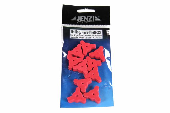 Jenzi Drilling/Hook Protector 4-10 Rot Hakenschutz 